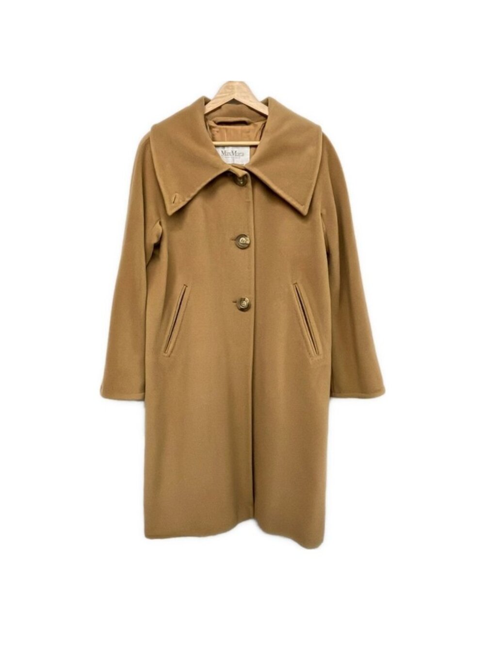Max Mara Coat S Beige 38